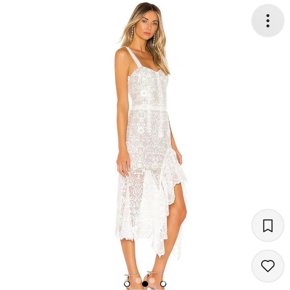 Bronx and Banco Tiffany Blanc Dress Size small in White